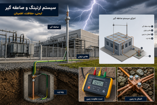 سیستم ارتینگ و صاعقهگیر در صنعت برق
